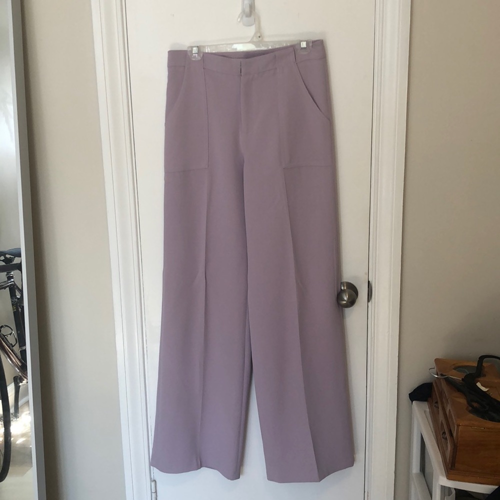 Lucy Paris Lavender Wide Leg Pants